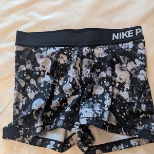 Nike Pro Black and White Boxer Briefs